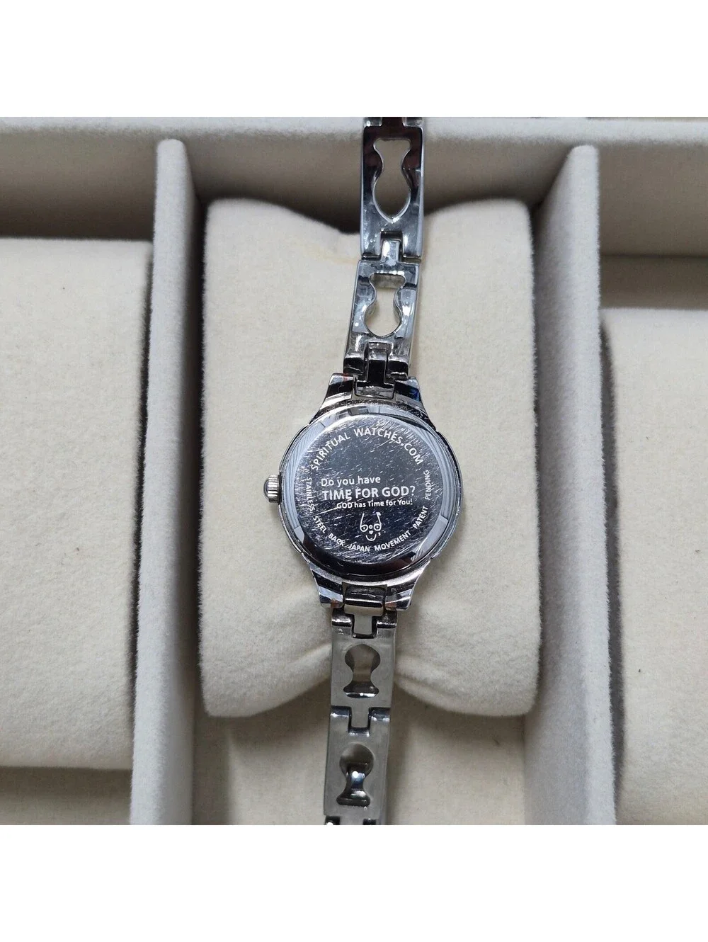Spiritual Watches Time For God Blue Dial Watch